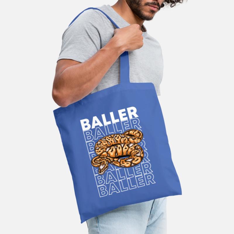 Ball Python 80's Style Baller Royal Python Snake Sac en tissu