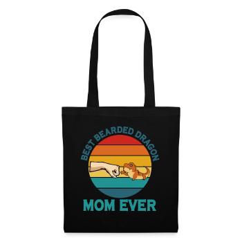 Best Bearded Dragon Mom Ever Lizard Mama Mother - Tote Bag - black - Front