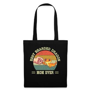 Best Bearded Dragon Mom Ever Lizard Mama Mother - Tote Bag - black - Front