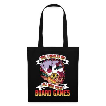 Yes, I Really Do All Need These Board Games 4 - Tote Bag - black - Front