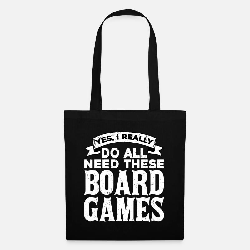 Yes, I Really Do All Need These Board Games 5 - Stoffbeutel - Schwarz