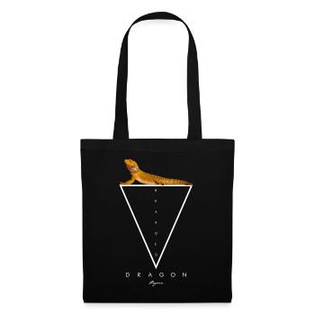 Bearded Dragon Modern Geometric - Tote Bag - black - Front