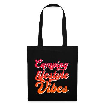 Camping Lifestyle Vibes 4 - Tote Bag - black - Front