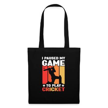 Cricket Pitcher - Tote Bag - black - Front