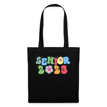 Senior 2023 Fleurs Sauvages Fleur Fleuriste - Sac en tissu - noir - Devant