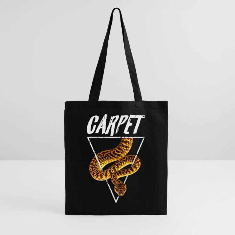 Carpet Python Retro Snake Owner Tote Bag