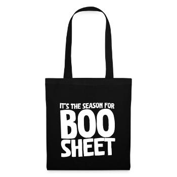 It's The Season For Boo Sheet - Stoffbeutel - Schwarz - Vorne