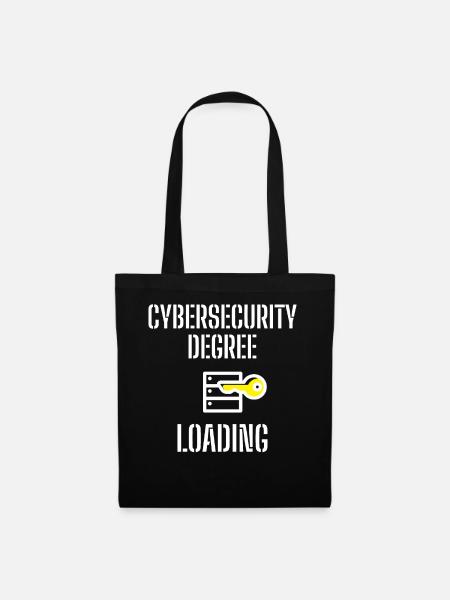 Cybersecurity - IT-Sicherheit Informatiker - Stoffbeutel - Schwarz