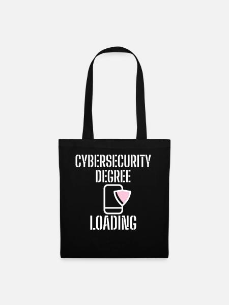 Cybersecurity - IT-Sicherheit Informatiker - Stoffbeutel - Schwarz