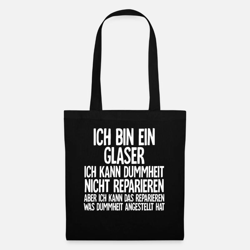 Glaser - Stoffbeutel - Schwarz
