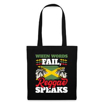 Jamaïcain Rastafari Punk Rap Rastafari Rastafarian - Sac en tissu - noir - Devant