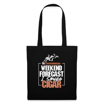 Smokers Tobacco Nicotine Smoking Cigarette Smoker - Tote Bag - black - Front
