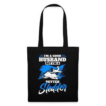 Snowmobiling Snow lovers Sledging - Tote Bag - black - Front