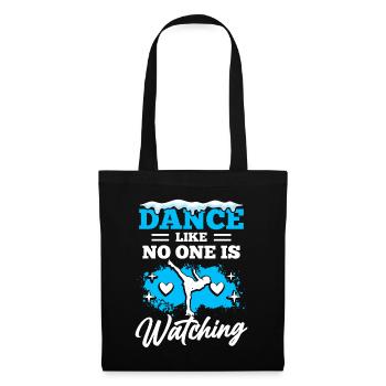 Patineurs Patinage sur glace Sports - Sac en tissu - noir - Devant