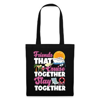 Cruise Ship Vacation Friends - Stoffbeutel - Schwarz - Vorne