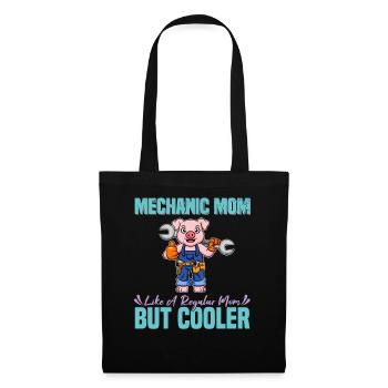 Mechanic Mom Like A Regualr Mom But Cooler - Stoffbeutel - Schwarz - Vorne