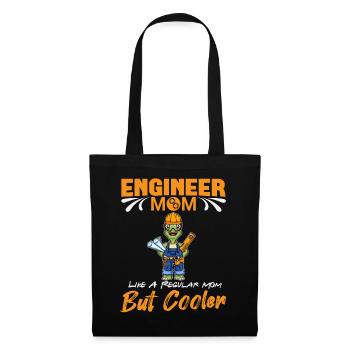 Engineer Mom Like A Regualr Mom But Cooler - Tote Bag - black - Front