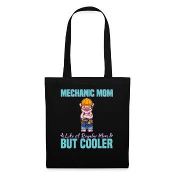 Mechanic Mom Like A Regualr Mom But Cooler - Stoffbeutel - Schwarz - Vorne