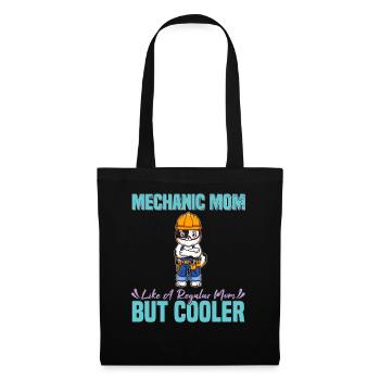Mechanic Mom Like A Regualr Mom But Cooler - Stoffbeutel - Schwarz - Vorne