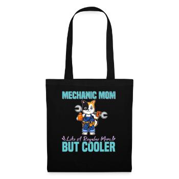 Mechanic Mom Like A Regualr Mom But Cooler - Stoffbeutel - Schwarz - Vorne