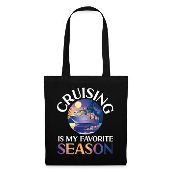Cruise Ship Vacation Girl Cruising - Tote Bag - black - Front