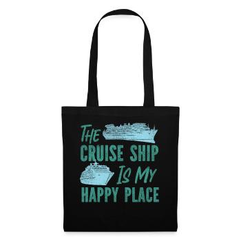 Croisière Vacances Vintage Le - Sac en tissu - noir - Devant