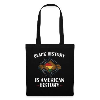 L’histoire des Noirs est l’histoire américaine - Sac en tissu - noir - Devant