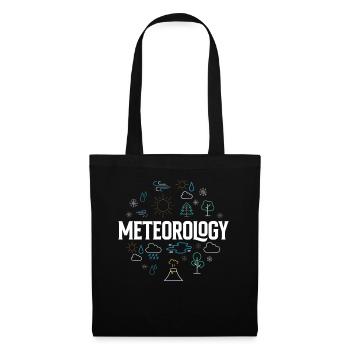 Météorologie Prévisions météo Profession de météorologue - Sac en tissu - noir - Devant