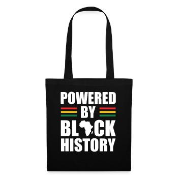Powered By Black History Independence Day - Tote Bag - black - Front