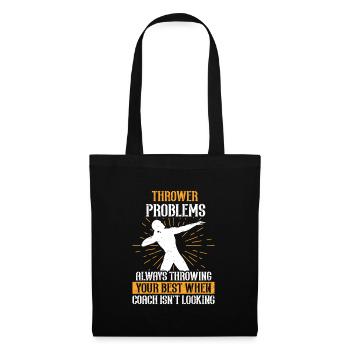 Thrower Problems Athletics Funny - Tote Bag - black - Front