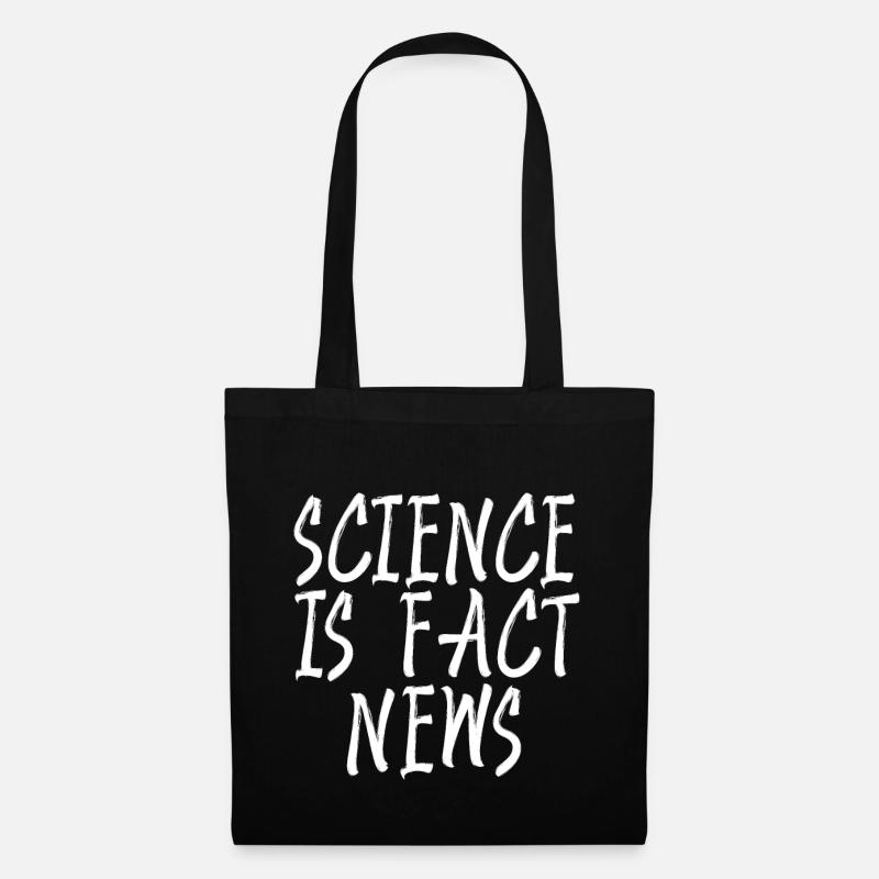 Science Is Fact News 4 - Stoffbeutel - Schwarz