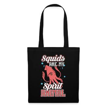 Squid are my soul animal - Tote Bag - black - Front