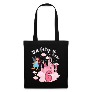 This fairy is now 6 Magic Castle 6. - Tote Bag - black - Front