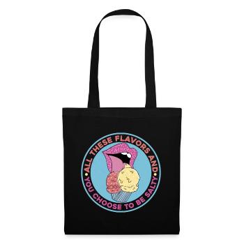 Toutes ces saveurs et vous choisissez d’être salé 4 - Sac en tissu - noir - Devant