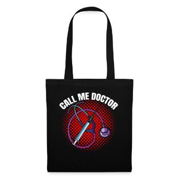 Appelez-moi Docteur 15 - Sac en tissu - noir - Devant