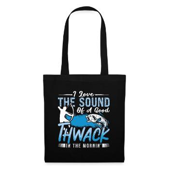 Bowfishing I Love The Sound Of Fisherman Bowfisher - Tote Bag - black - Front