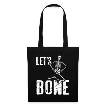 Halloween - Lets Bone - Stoffbeutel - Schwarz - Vorne