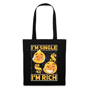 Solo, Célibataire Hommes + Femmes, Premier Rendez-vous, Reich - Sac en tissu - noir - Devant