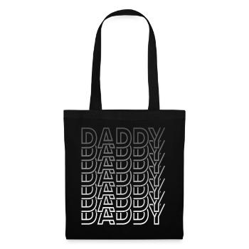 Papa Rétro Vintage Fête des Pères - Sac en tissu - noir - Devant