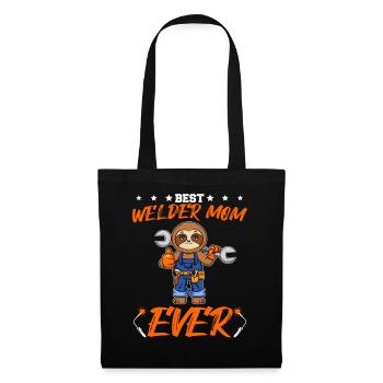 Best Welder Mom Ever Metal Work Crafts Mother - Tote Bag - black - Front