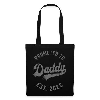 Mens Funny 1ère fois Papa Est 2022 Première fête des pères - Sac en tissu - noir - Devant