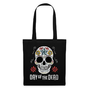 Sugar Skull Day of the dead - Tote Bag - black - Front