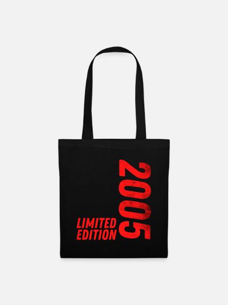 18 JAHRE 18. GEBURTSTAG LIMITED EDITION 2005 - Stoffbeutel - Schwarz