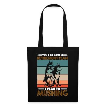 Sled Dog Racing Sled Dogs Gift - Tote Bag - black - Front