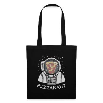 Pizzanaut design for a hobby pizza baker - Tote Bag - black - Front
