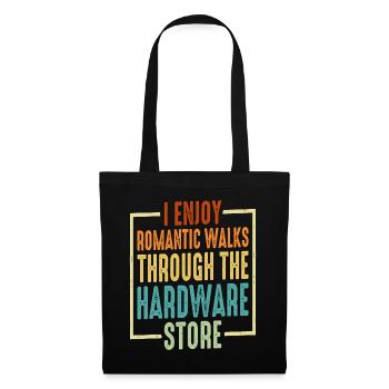 Promenades romantiques dans la quincaillerie 23 - Sac en tissu - noir - Devant