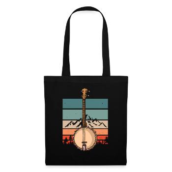 Chemises Banjo Pour Hommes Bluegrass Appalachia Folk - Sac en tissu - noir - Devant