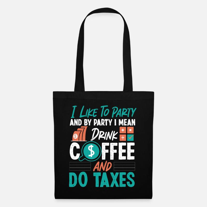 Comptable Comptable Comptable - Sac en tissu - noir