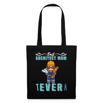 Best Architect Mom Ever Technical Drawing Mother - Tote Bag - black - Front