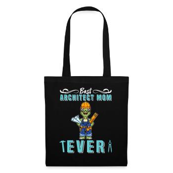 Best Architect Mom Ever Technical Drawing Mother - Tote Bag - black - Front